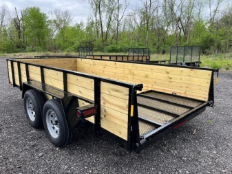New 2026 AMO 6 X 14 UT TANDEM Utility Trailer