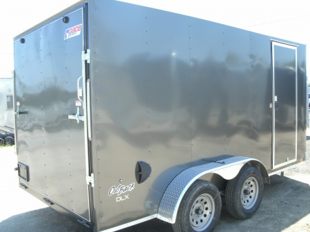 New 2026 Pace American 7 x 14 Outback DLX Flat Top V-Nose Enclosed Cargo Trailer 7K Cargo / Enclosed Trailer
