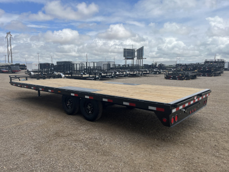 New 2026 PJ 102"x24' BP 8" I-Beam Deckover Trailer – F8