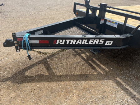 New 2026 PJ 102"x24' BP 8" I-Beam Deckover Trailer – F8