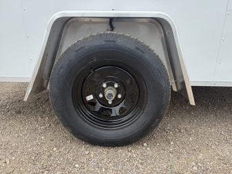 New 2026 Compass 5'x10' Enclosed Cargo Trailer - Indigo DLX