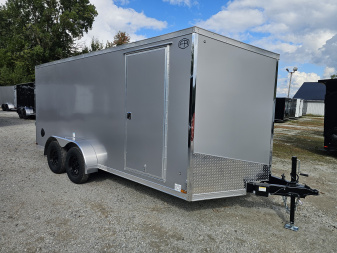 New 2026 US Cargo 7X16 TANDEM AXLE 6' TALL RAMP DOOR 080 POLYCORE SCREWLESS Cargo / Enclosed Trailer