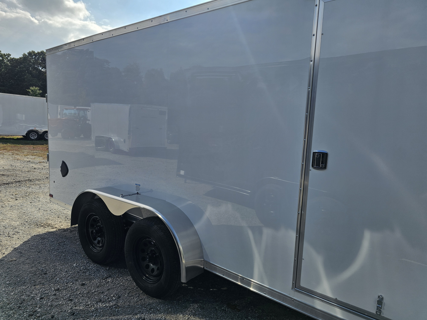 New 2026 US Cargo 7X16 TANDEM AXLE 6' TALL RAMP DOOR 080 POLYCORE SCREWLESS Cargo / Enclosed Trailer
