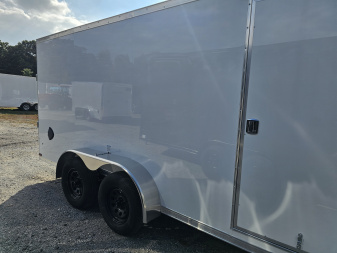New 2026 US Cargo 7X16 TANDEM AXLE 6' TALL RAMP DOOR 080 POLYCORE SCREWLESS Cargo / Enclosed Trailer