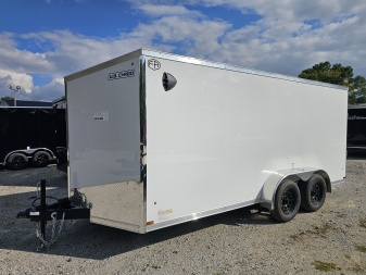 New 2026 US Cargo 7X16 TANDEM AXLE 6' TALL RAMP DOOR 080 POLYCORE SCREWLESS Cargo / Enclosed Trailer