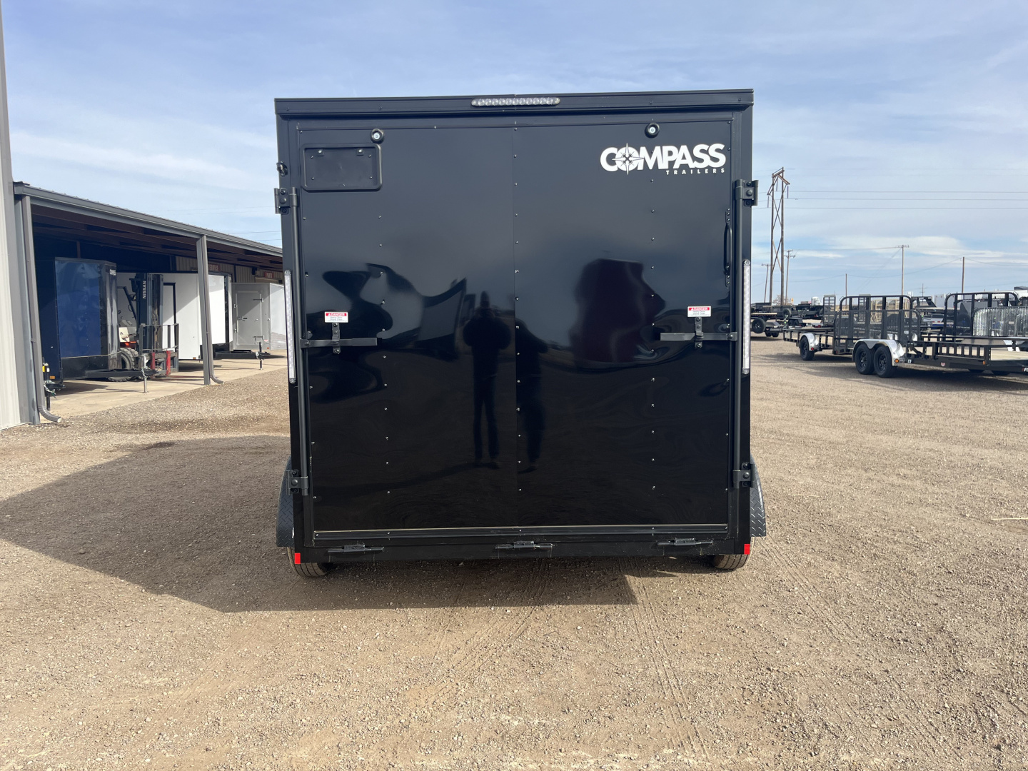 New 2026 Compass 7'x12' Enclosed Cargo Trailer - Indigo DLX