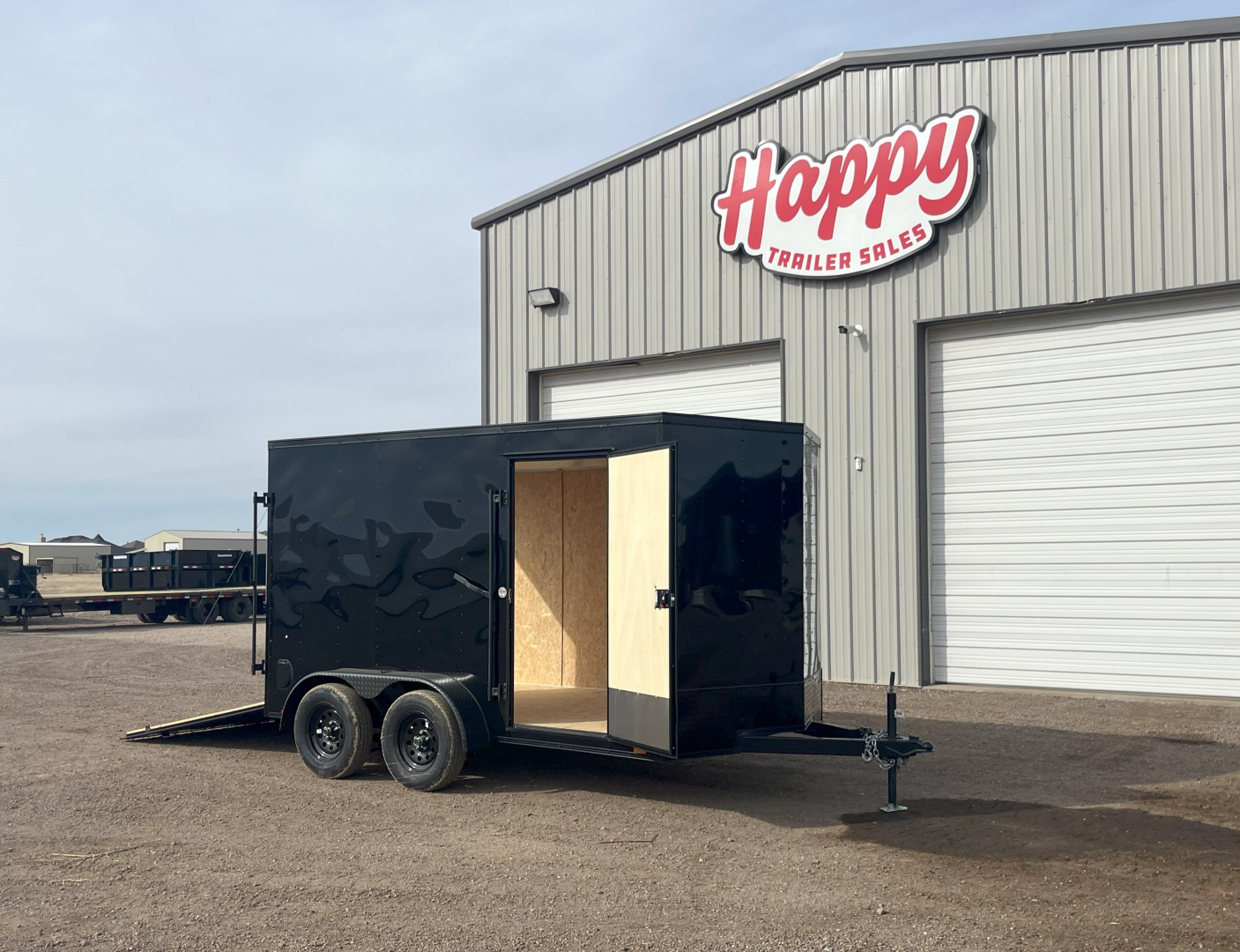 New 2026 Compass 7'x12' Enclosed Cargo Trailer - Indigo DLX