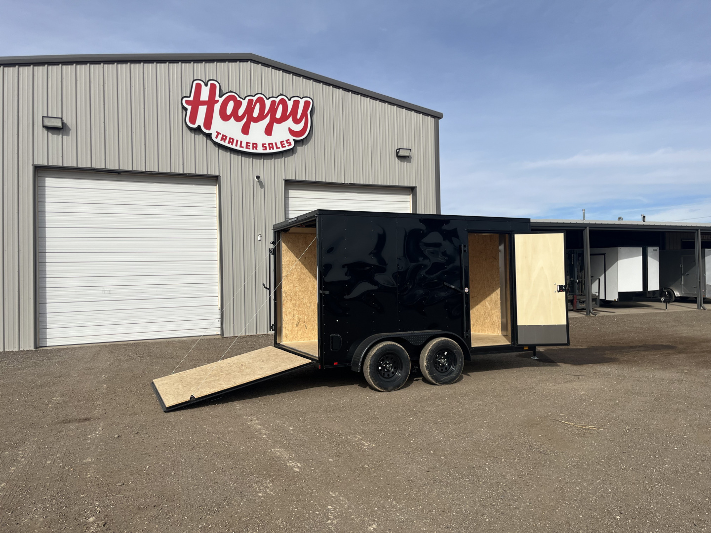 New 2026 Compass 7'x12' Enclosed Cargo Trailer - Indigo DLX
