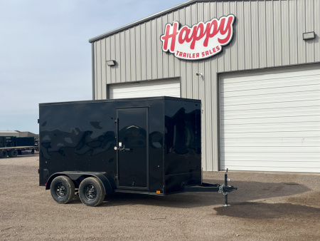New 2026 Compass 7'x12' Enclosed Cargo Trailer - Indigo DLX