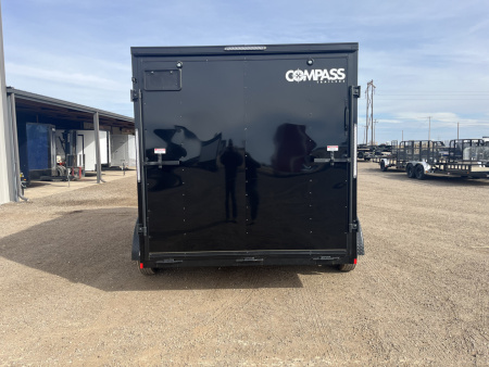New 2026 Compass 7'x12' Enclosed Cargo Trailer - Indigo DLX