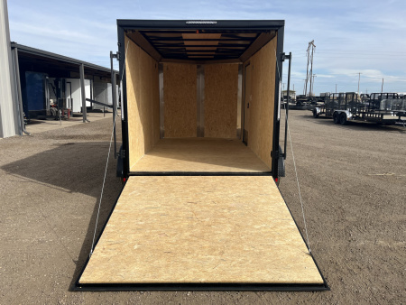 New 2026 Compass 7'x12' Enclosed Cargo Trailer - Indigo DLX