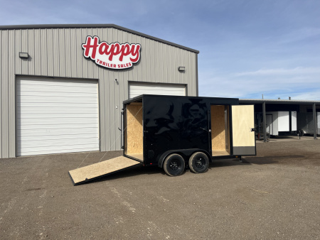 New 2026 Compass 7'x12' Enclosed Cargo Trailer - Indigo DLX