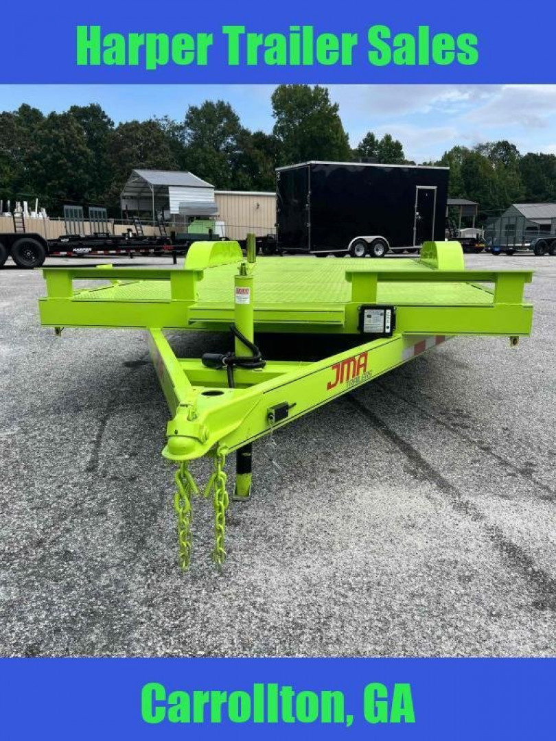 New 2025 7K 82X20 DELUXE STEEL FLOOR CAR HAULER WITH MAG WHEELS