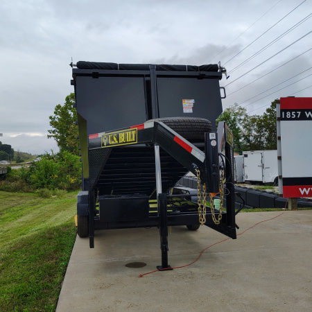 New 2026 U.S Built/Texas Pride 7X16X4 TA GOOSENECK DUMP TRAILER WITH 16K AXLES Dump Trailer