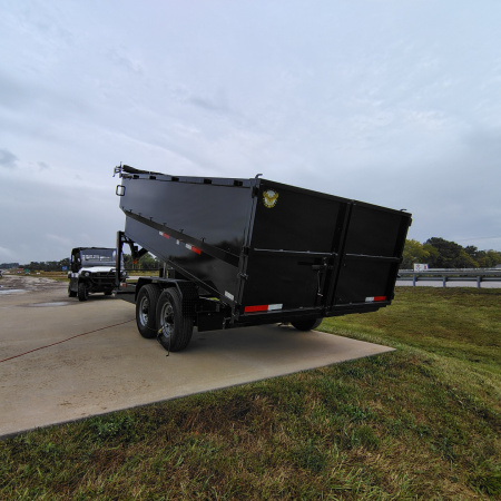 New 2026 U.S Built/Texas Pride 7X16X4 TA GOOSENECK DUMP TRAILER WITH 16K AXLES Dump Trailer