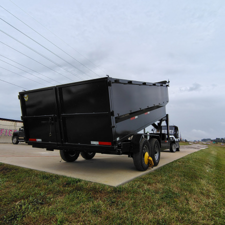 New 2026 U.S Built/Texas Pride 7X16X4 TA GOOSENECK DUMP TRAILER WITH 16K AXLES Dump Trailer
