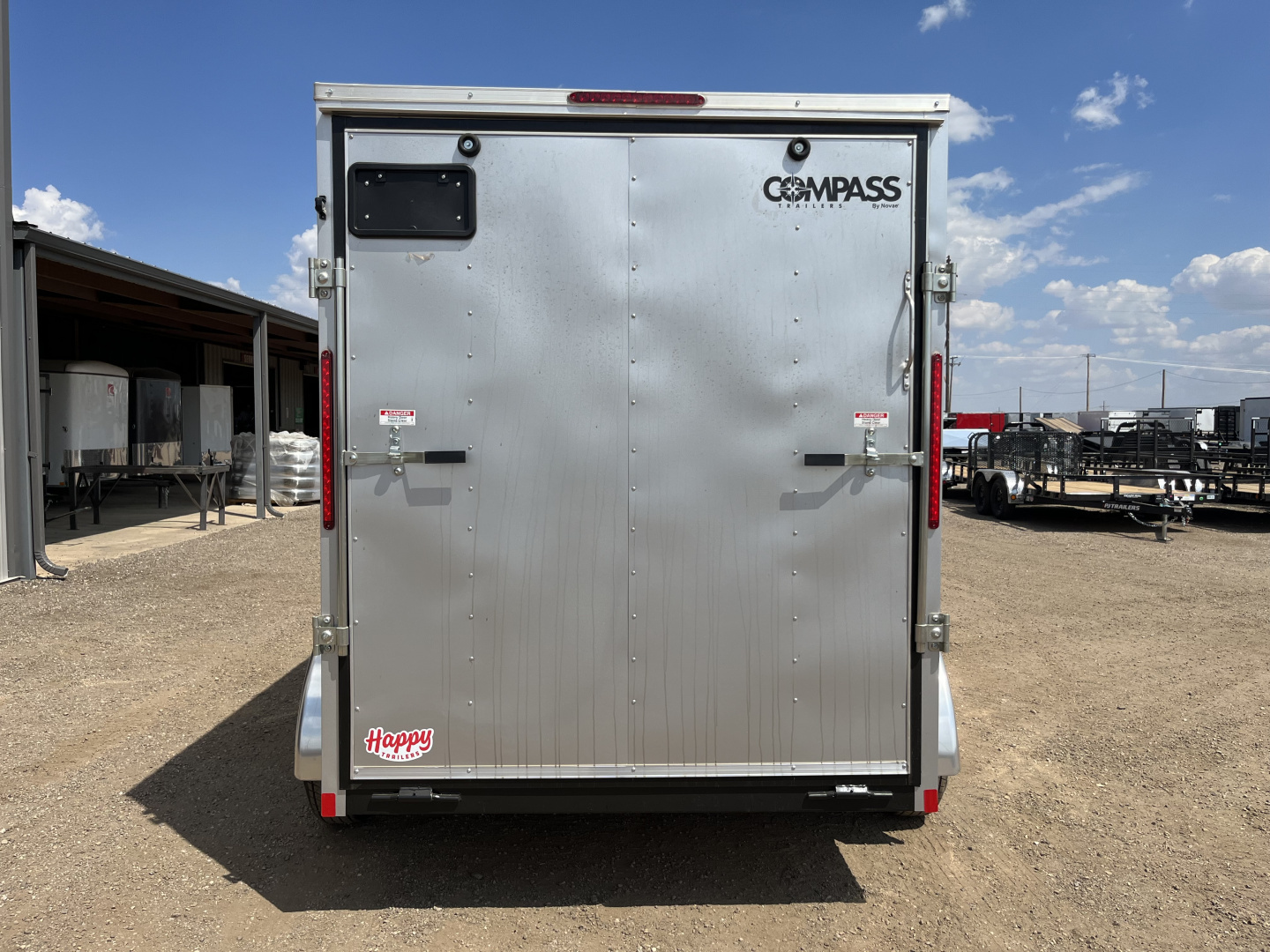 New 2026 Compass 6'x12' Enclosed Cargo Trailer - Indigo DLX