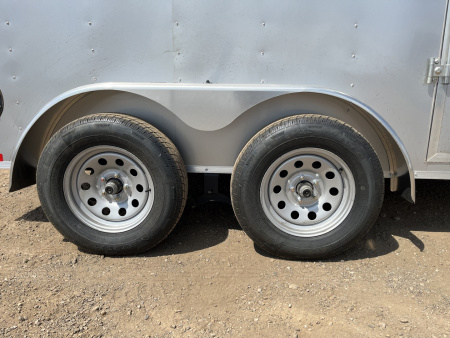 New 2026 Compass 6'x12' Enclosed Cargo Trailer - Indigo DLX