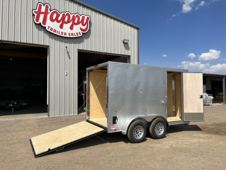 New 2026 Compass 6'x12' Enclosed Cargo Trailer - Indigo DLX