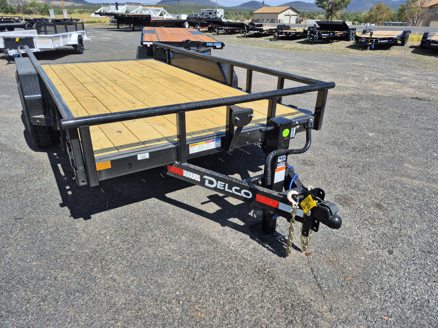 New 2026 Delco Tandem Axle Car Hauler/ 12,000 GVWR/83"X14'