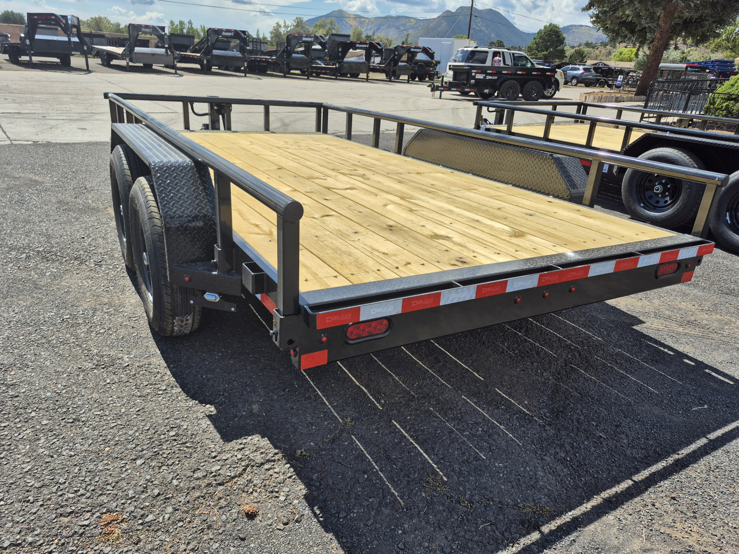 New 2026 Delco Tandem Axle Car Hauler/ 12,000 GVWR/83"X14'