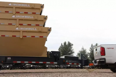 New 2026 Ironbull 7x16' Rolloff Dump Trailer 14000# GVW * INCLUDES (3) 16' BIN 4' SIDES (16 YARDS) * DUAL BATTERIES * 5x20 SCISSOR HOIST * 10" I-BEAM FRAME * 20K WINCH WITH ROLLER