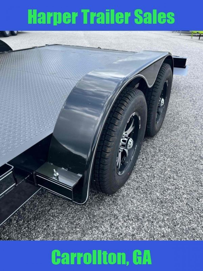 New 2025 82X20 7K DELUXE MODEL STEEL FLOOR CAR HAULER WITH MAG WHEELS