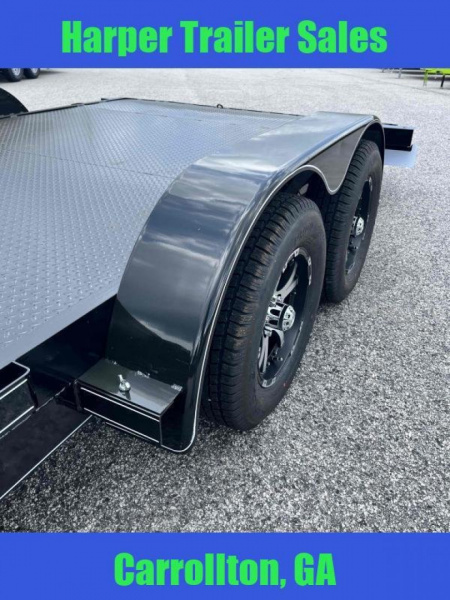 New 2025 82X20 7K DELUXE MODEL STEEL FLOOR CAR HAULER WITH MAG WHEELS