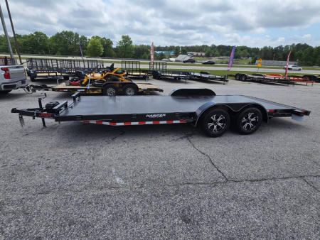 New 2025 82X20 7K DELUXE MODEL STEEL FLOOR CAR HAULER WITH MAG WHEELS