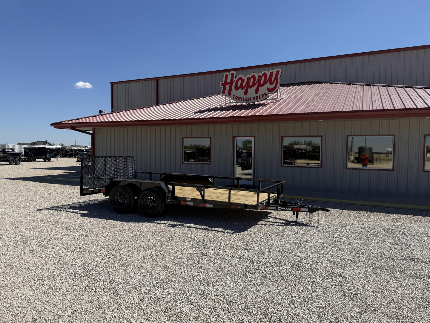 New 2026 Delco 83"x16' Tandem Axle Utility Trailer - U6