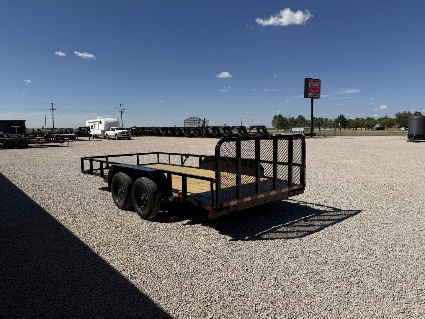 New 2026 Delco 83"x16' Tandem Axle Utility Trailer - U6