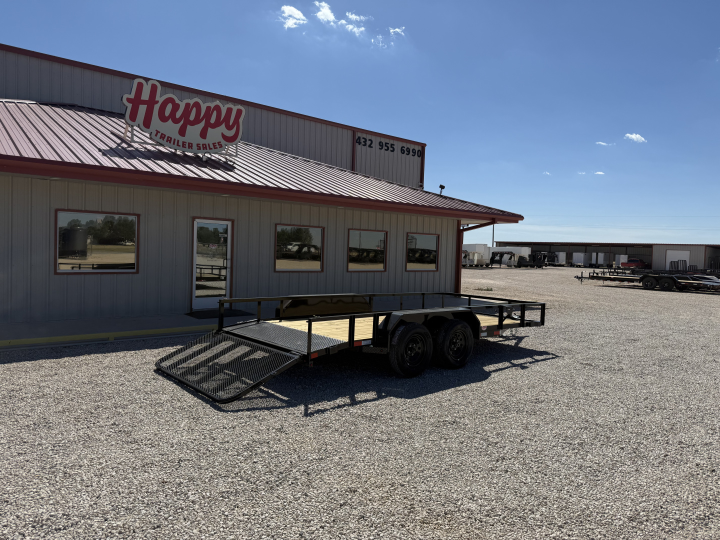 New 2026 Delco 83"x16' Tandem Axle Utility Trailer - U6