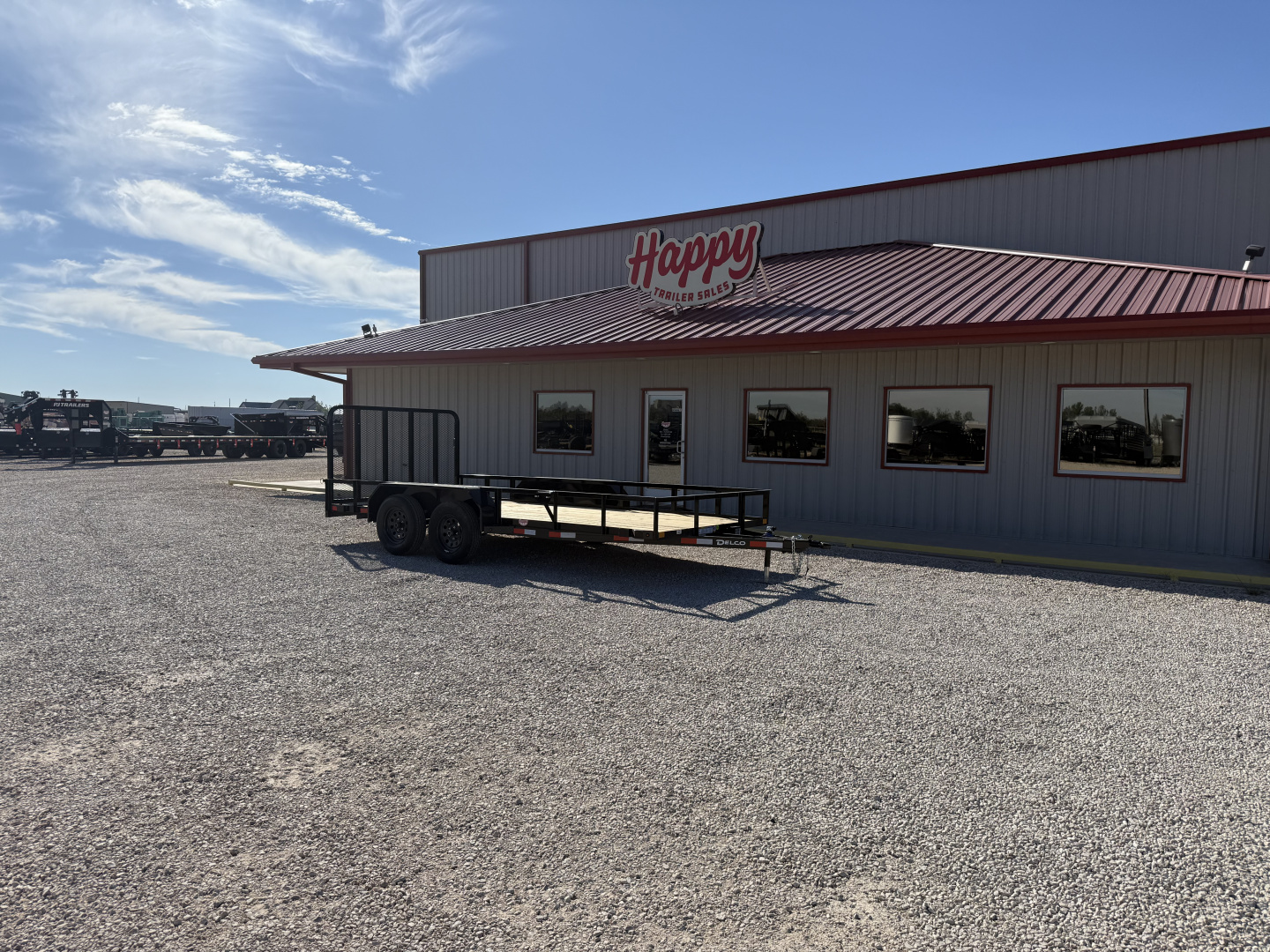 New 2026 Delco 83"x16' Tandem Axle Utility Trailer - U6