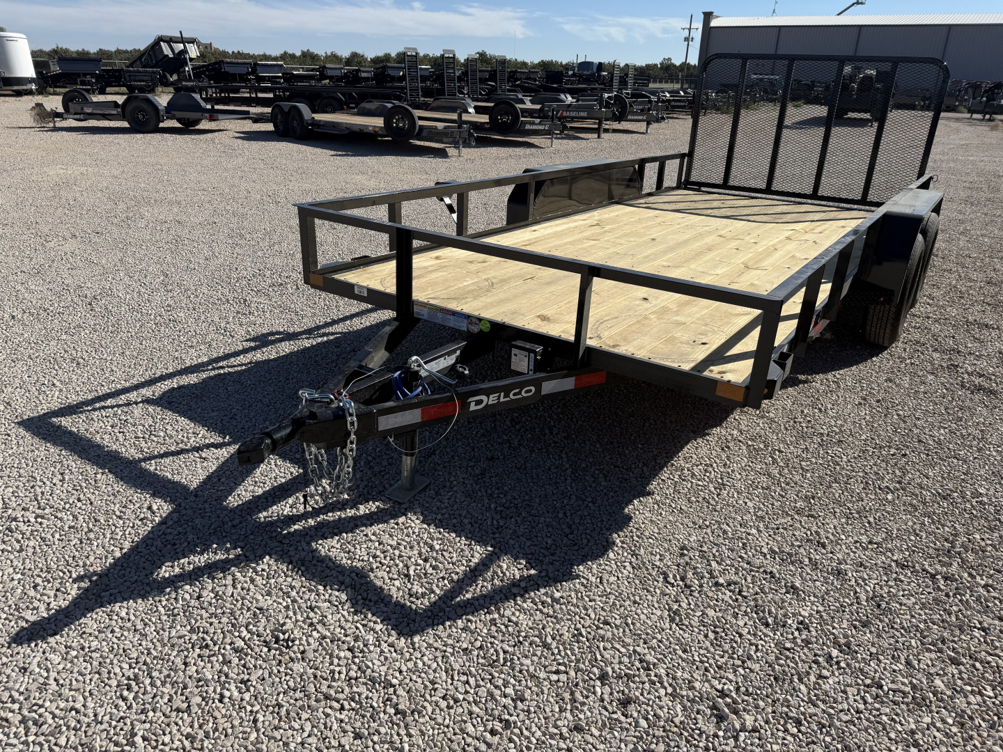 New 2026 Delco 83"x16' Tandem Axle Utility Trailer - U6