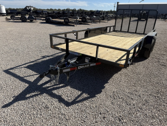 New 2026 Delco 83"x16' Tandem Axle Utility Trailer - U6