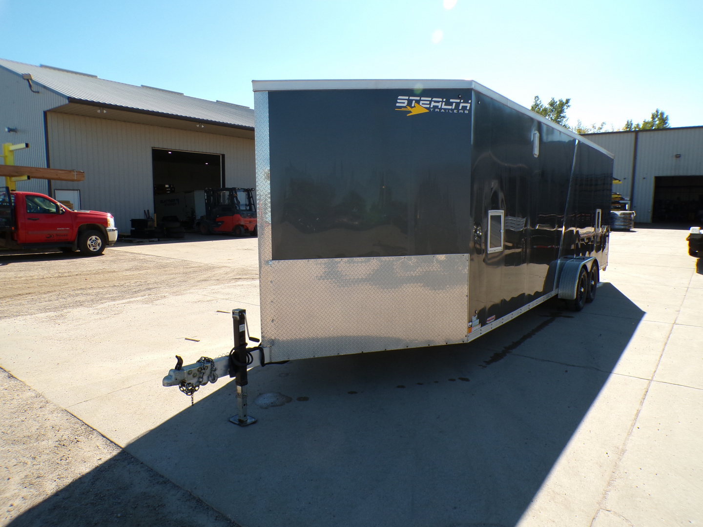 Used 2023 Stealth Predator 7 x 29 Enclosed Snowmobile Trailer - 840
