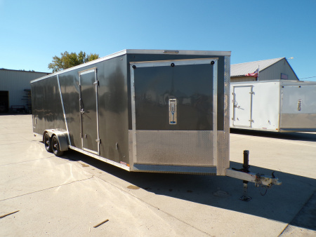 Used 2023 Stealth Predator 7 x 29 Enclosed Snowmobile Trailer - 840