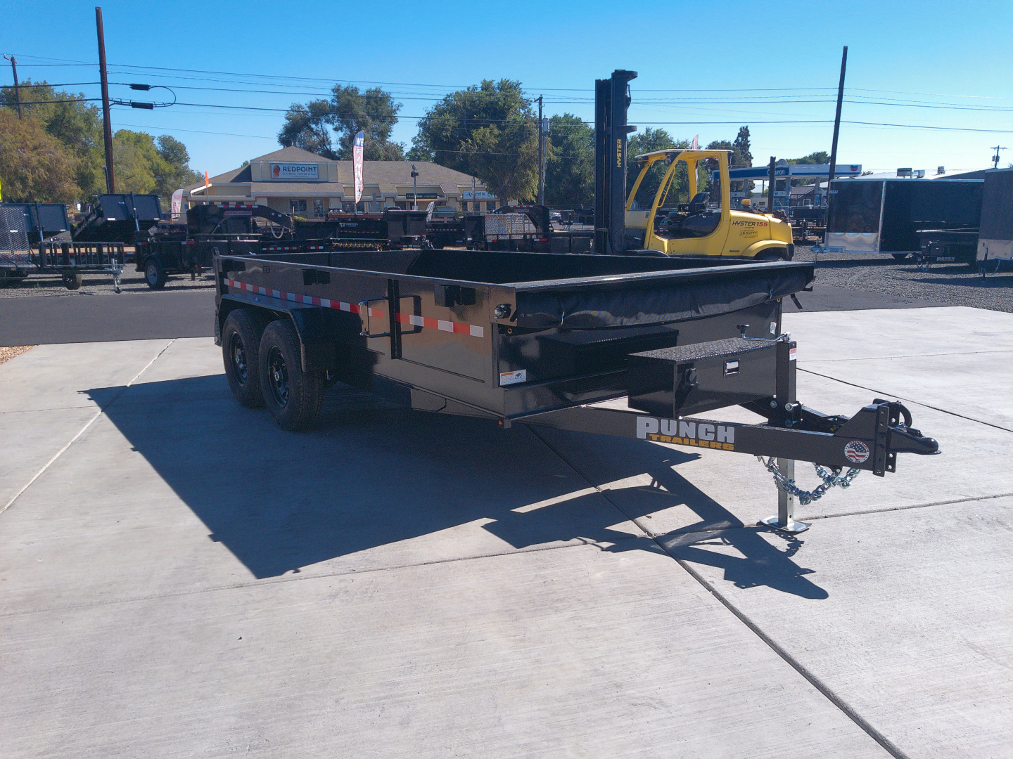 New 2026 Punch 7x14 Dump Trailer