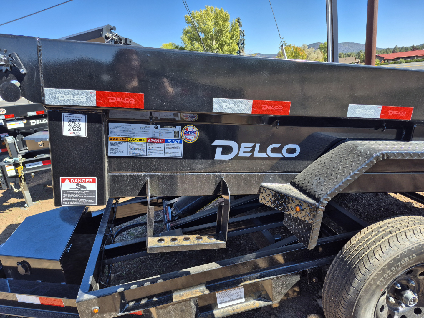 New 2026 Delco Tandem Axle Dump/7,000 GVWR/60"X10'