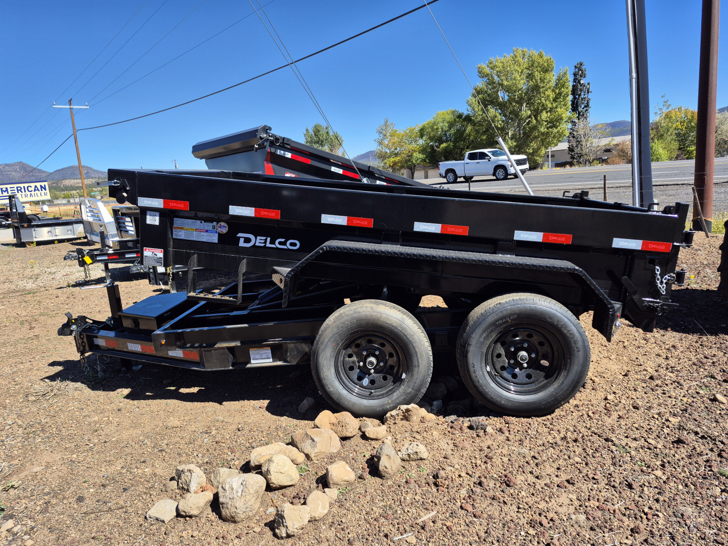 New 2026 Delco Tandem Axle Dump/7,000 GVWR/60"X10'