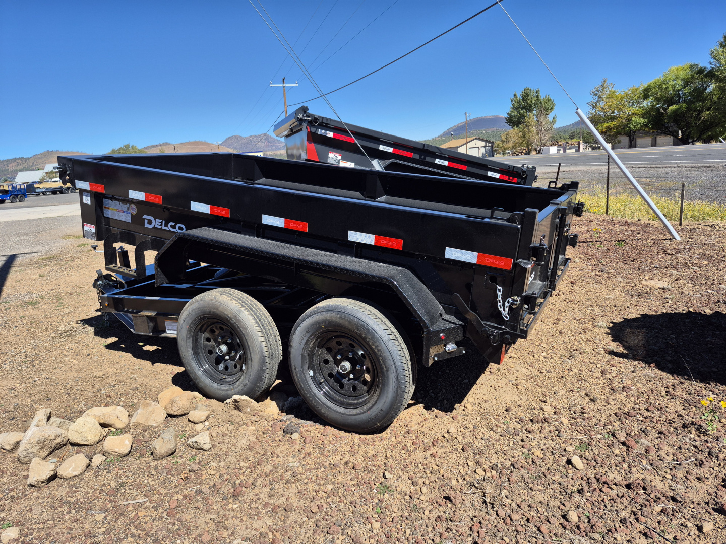 New 2026 Delco Tandem Axle Dump/7,000 GVWR/60"X10'
