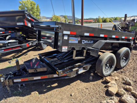 New 2026 Delco Tandem Axle Dump/7,000 GVWR/60 X10'