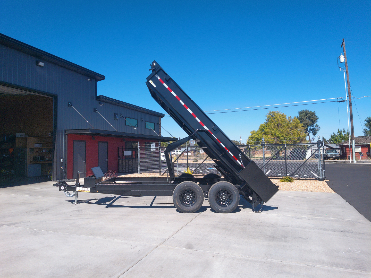 New 2026 Punch 7x14 Dump Trailer
