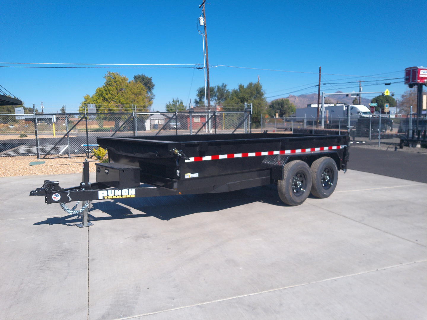 New 2026 Punch 7x14 Dump Trailer