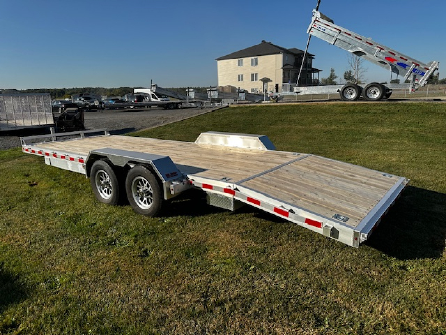 New 2026 Enbeck 22' All Aluminum Car Hauler/Equipment Trailer
