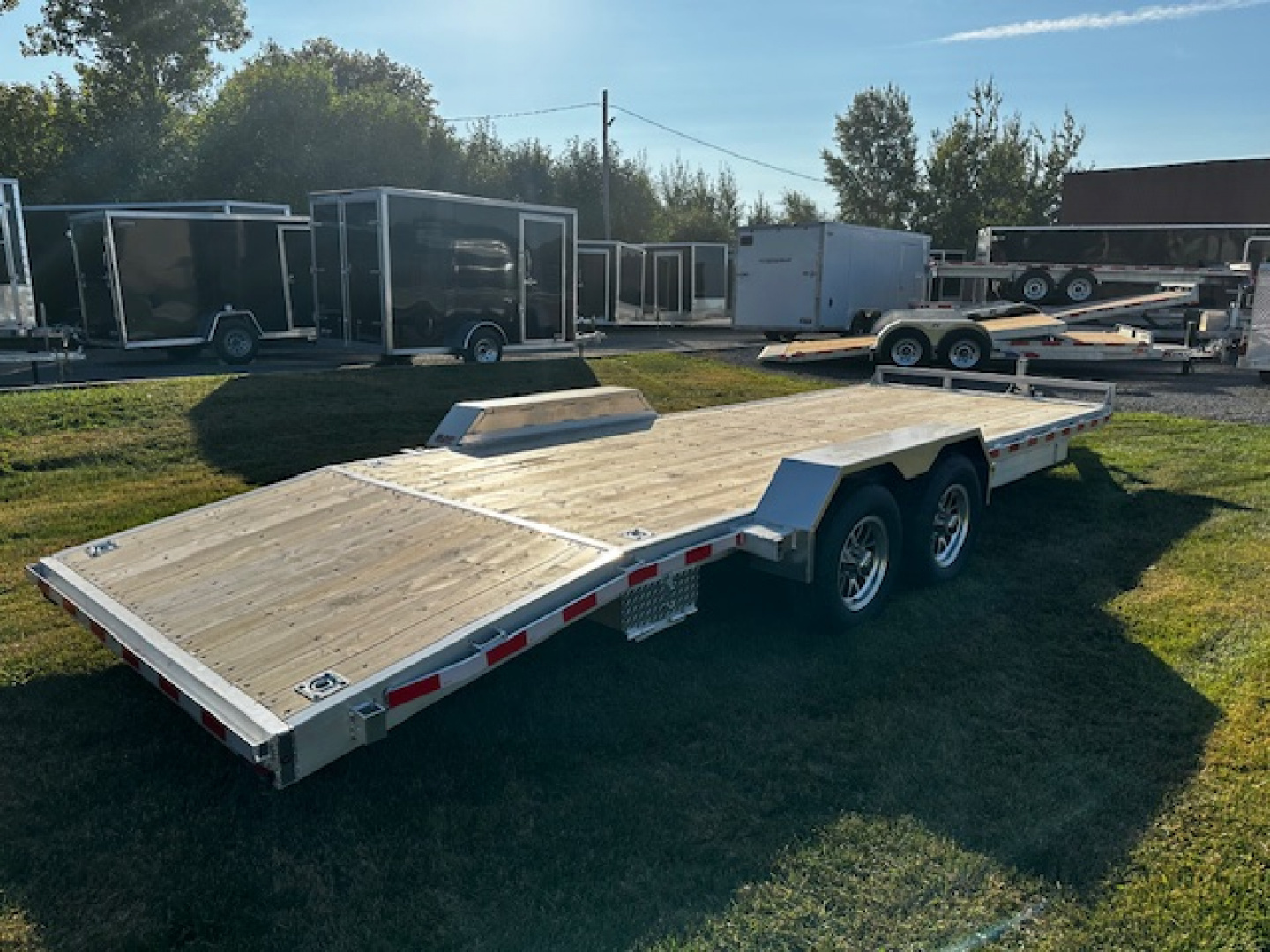 New 2026 Enbeck 22' All Aluminum Car Hauler/Equipment Trailer