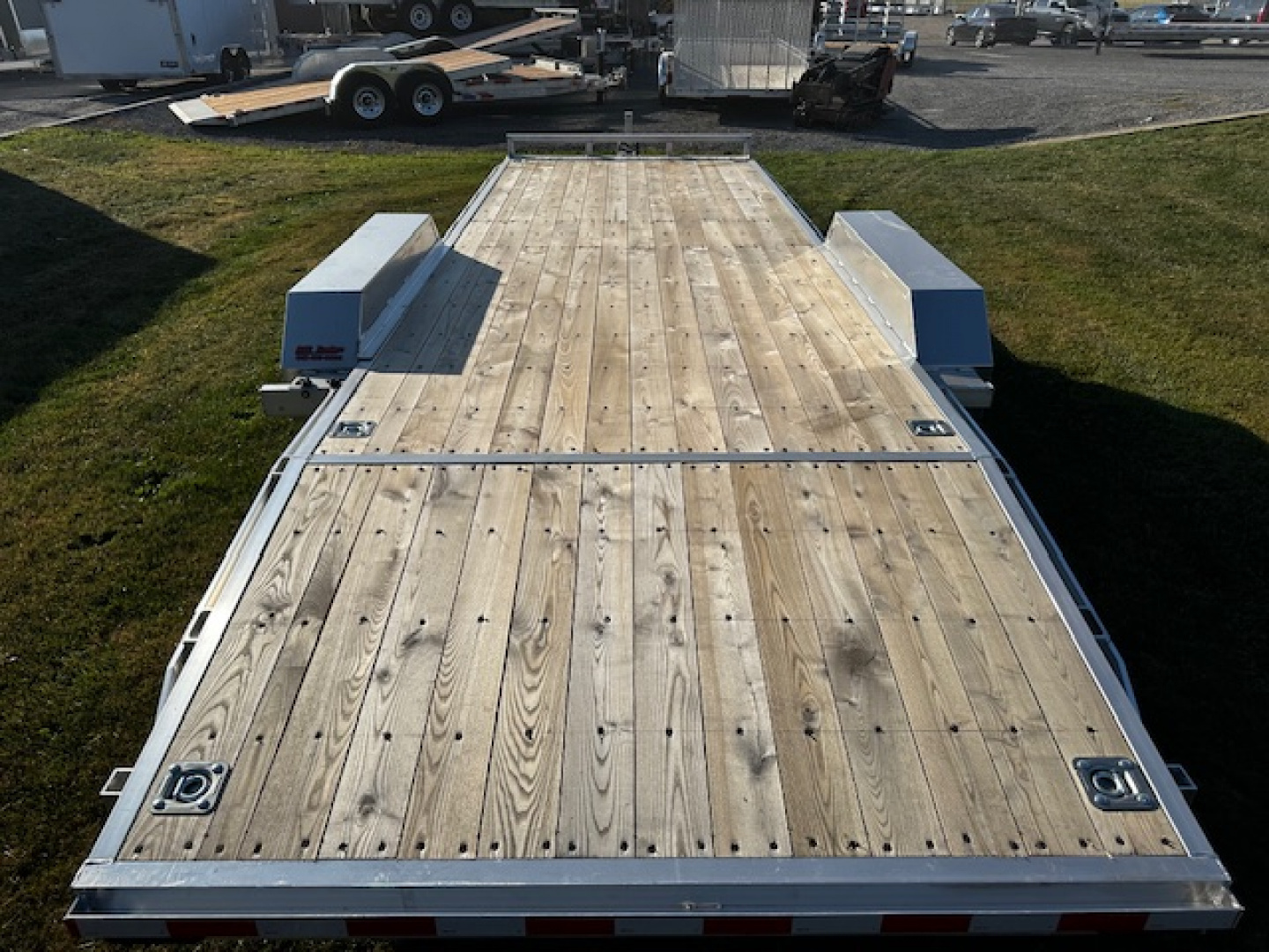 New 2026 Enbeck 22' All Aluminum Car Hauler/Equipment Trailer