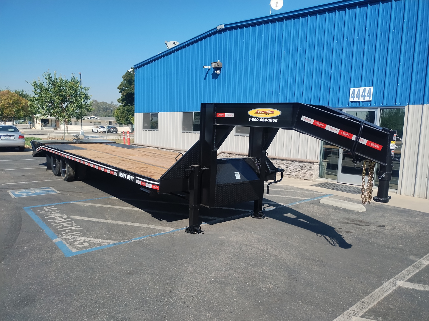 New 2025 Econoline 24+6 Deckover Dovetail Equipment Trailer