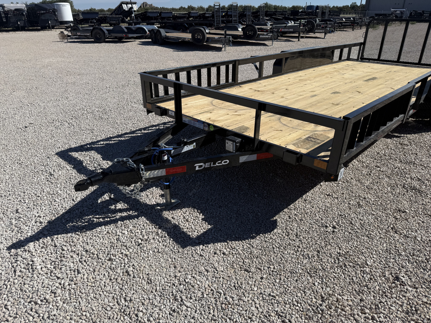 New 2026 Delco 83"x20' Tandem Axle Utility Trailer - U6