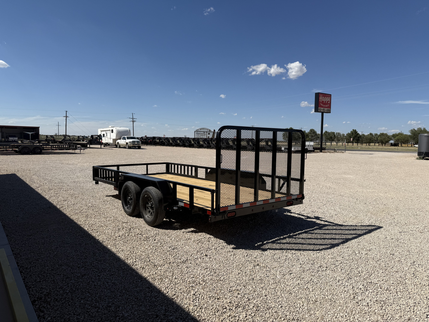 New 2026 Delco 83"x16' Tandem Axle Utility Trailer - U6